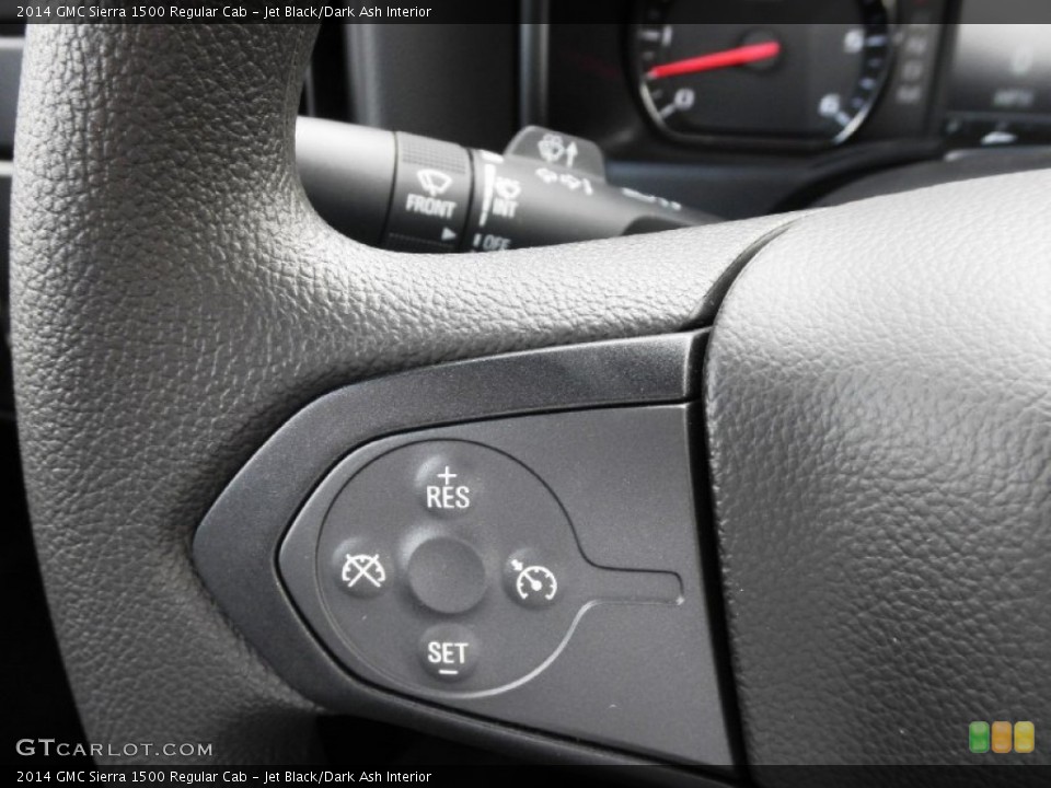 Jet Black/Dark Ash Interior Controls for the 2014 GMC Sierra 1500 Regular Cab #85690886