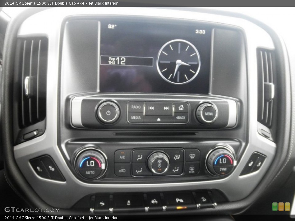 Jet Black Interior Controls for the 2014 GMC Sierra 1500 SLT Double Cab 4x4 #85691183