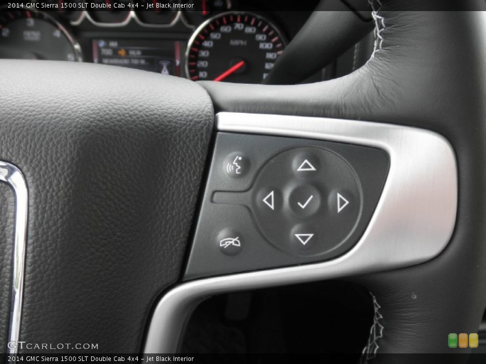 Jet Black Interior Controls for the 2014 GMC Sierra 1500 SLT Double Cab 4x4 #85691345