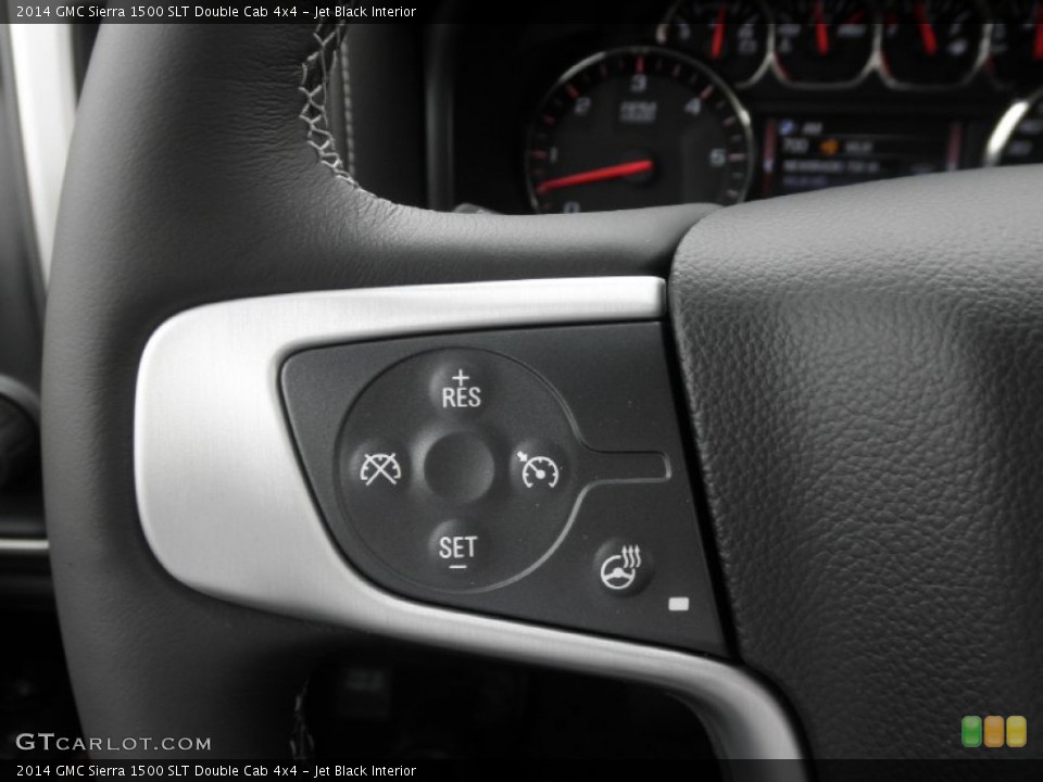 Jet Black Interior Controls for the 2014 GMC Sierra 1500 SLT Double Cab 4x4 #85691354