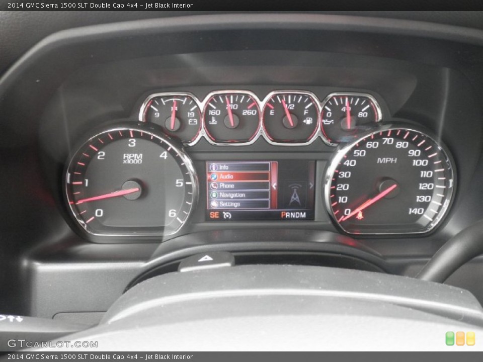 Jet Black Interior Gauges for the 2014 GMC Sierra 1500 SLT Double Cab 4x4 #85691381