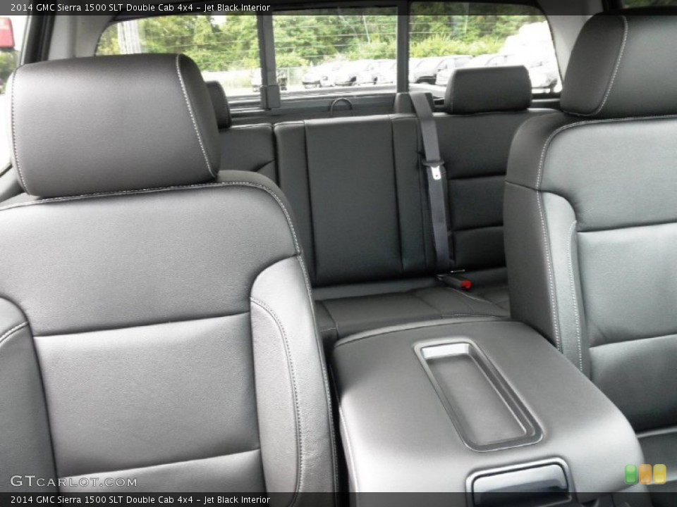Jet Black Interior Photo for the 2014 GMC Sierra 1500 SLT Double Cab 4x4 #85691540