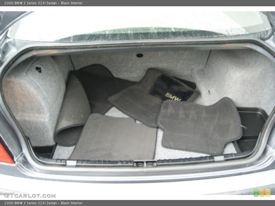 Black Interior Trunk for the 2000 BMW 3 Series 323i Sedan #85691594
