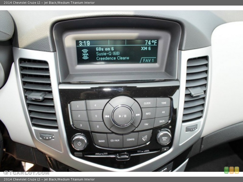 Jet Black/Medium Titanium Interior Controls for the 2014 Chevrolet Cruze LS #85693103