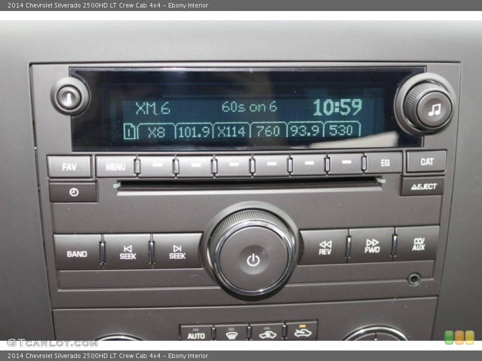 Ebony Interior Audio System for the 2014 Chevrolet Silverado 2500HD LT Crew Cab 4x4 #85693879