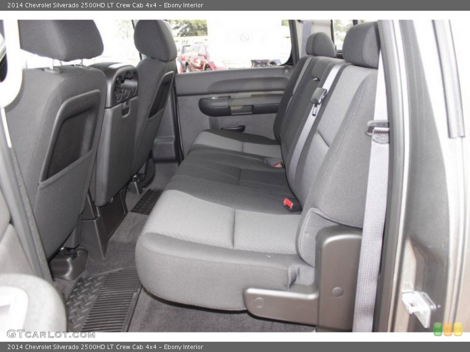 Ebony Interior Rear Seat for the 2014 Chevrolet Silverado 2500HD LT Crew Cab 4x4 #85693988
