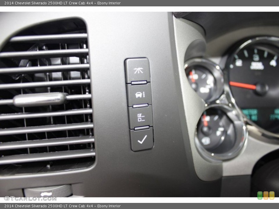 Ebony Interior Controls for the 2014 Chevrolet Silverado 2500HD LT Crew Cab 4x4 #85694036