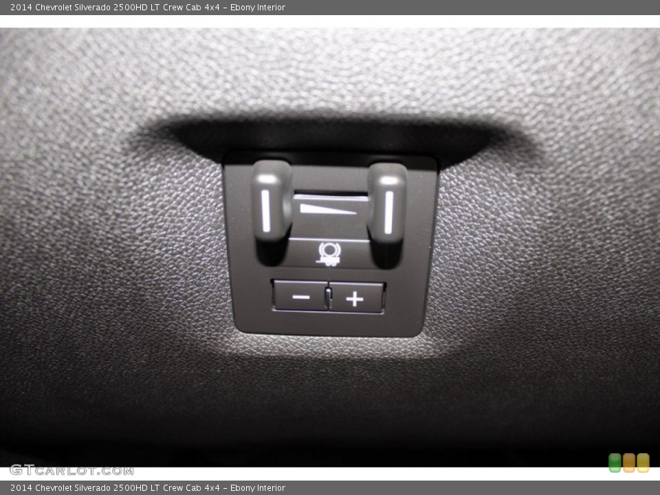 Ebony Interior Controls for the 2014 Chevrolet Silverado 2500HD LT Crew Cab 4x4 #85694048