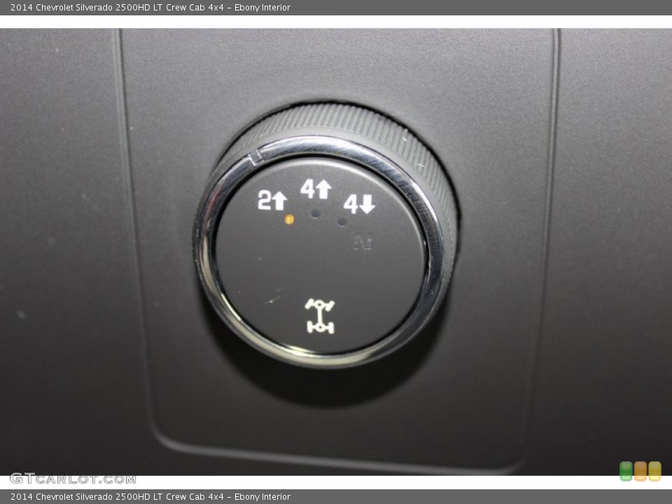 Ebony Interior Controls for the 2014 Chevrolet Silverado 2500HD LT Crew Cab 4x4 #85694059