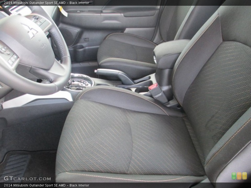 Black Interior Front Seat for the 2014 Mitsubishi Outlander Sport SE AWD #85694795