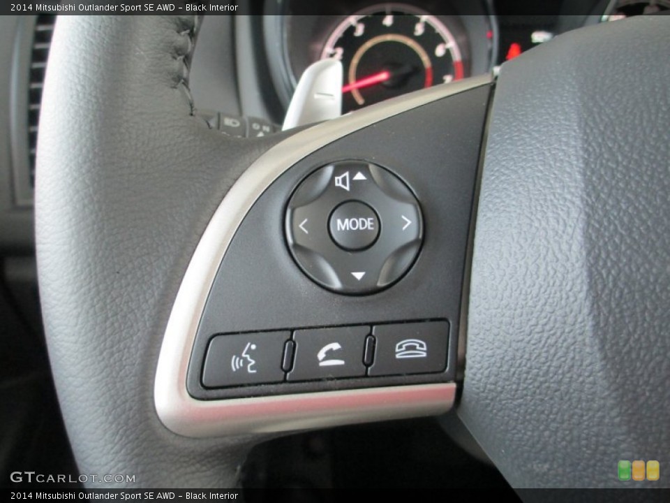 Black Interior Controls for the 2014 Mitsubishi Outlander Sport SE AWD #85694832