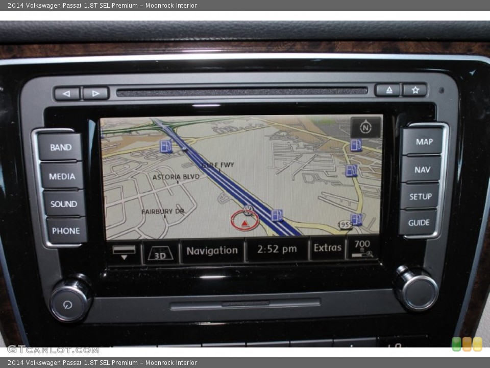 Moonrock Interior Navigation for the 2014 Volkswagen Passat 1.8T SEL Premium #85695341