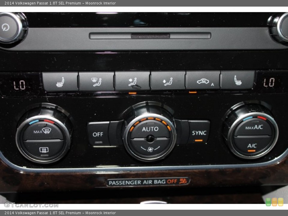 Moonrock Interior Controls for the 2014 Volkswagen Passat 1.8T SEL Premium #85695371