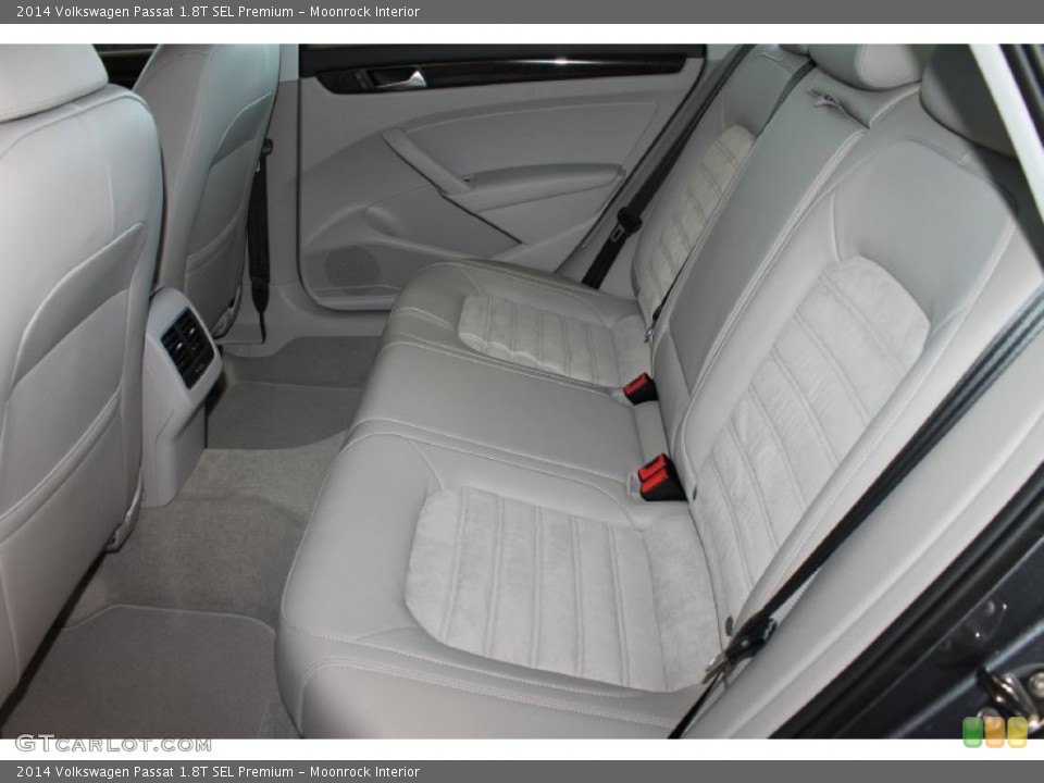 Moonrock Interior Rear Seat for the 2014 Volkswagen Passat 1.8T SEL Premium #85695473