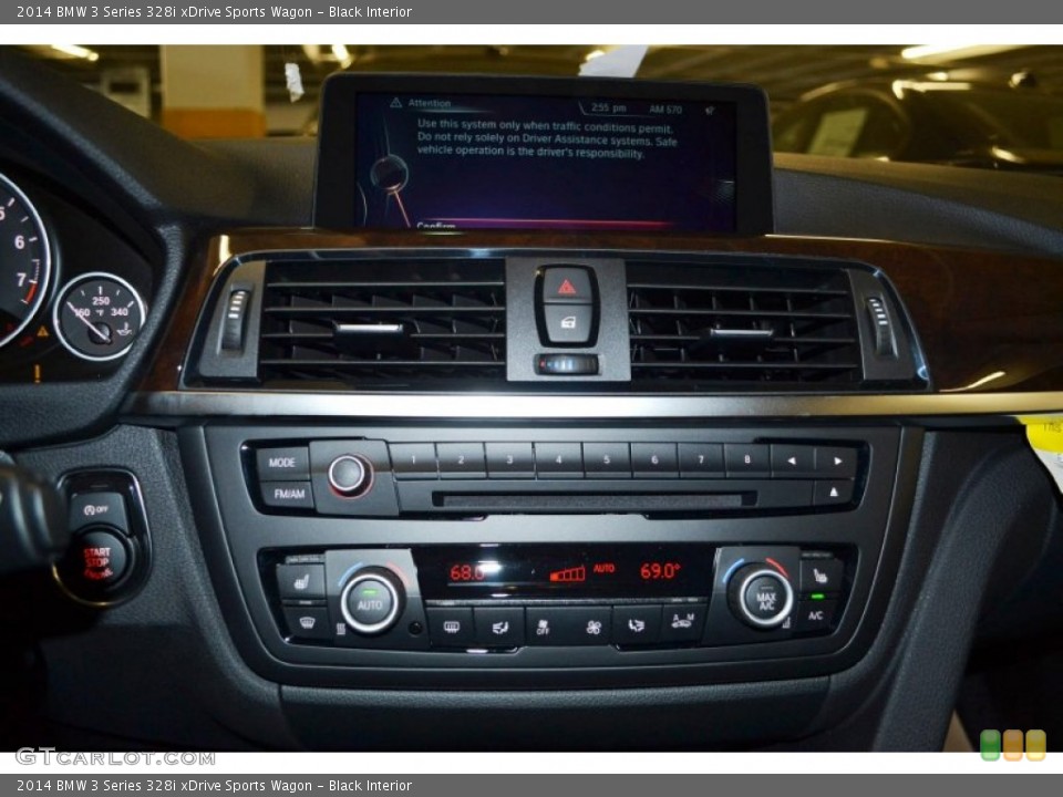 Black Interior Controls for the 2014 BMW 3 Series 328i xDrive Sports Wagon #85695848
