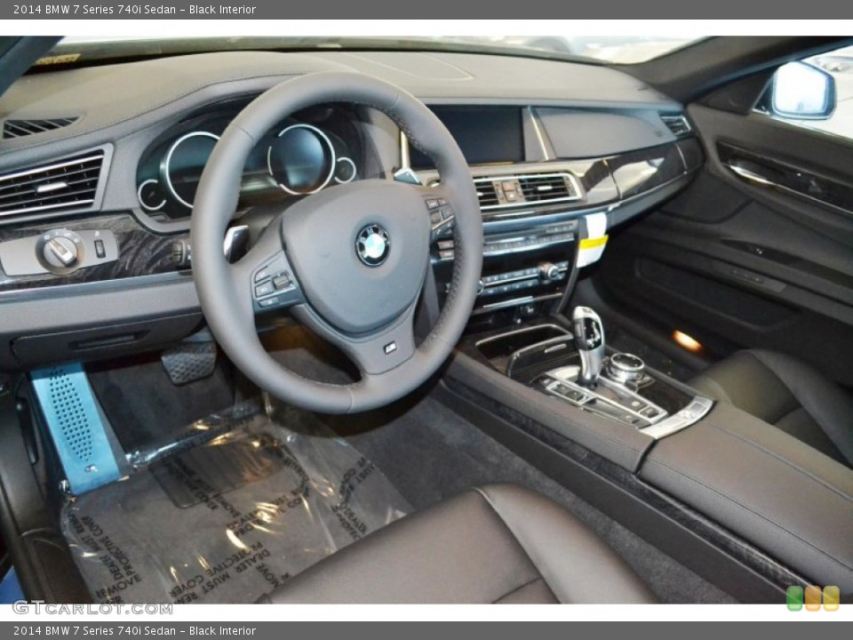 Black Interior Prime Interior for the 2014 BMW 7 Series 740i Sedan #85696455