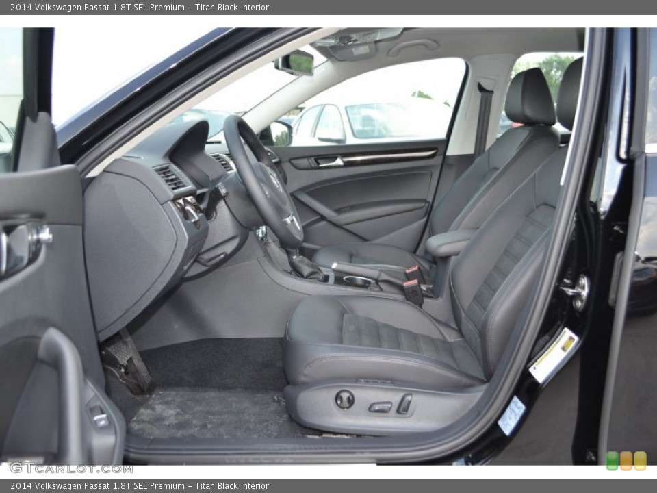 Titan Black Interior Photo for the 2014 Volkswagen Passat 1.8T SEL Premium #85697582