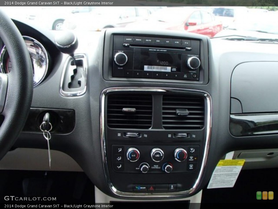 Black/Light Graystone Interior Controls for the 2014 Dodge Grand Caravan SXT #85704340