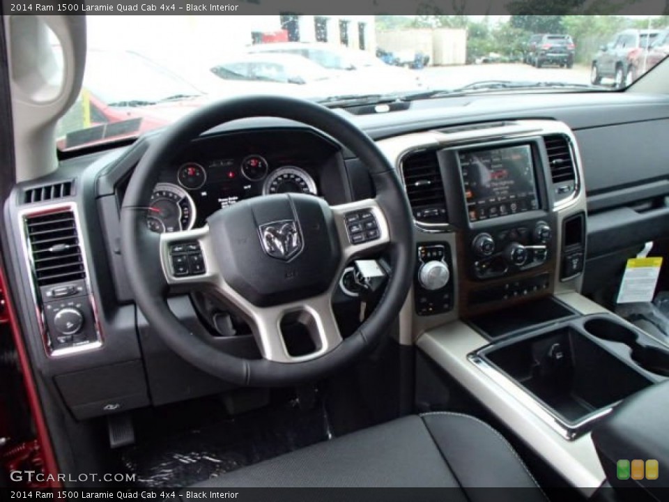 Black Interior Dashboard for the 2014 Ram 1500 Laramie Quad Cab 4x4 #85705564