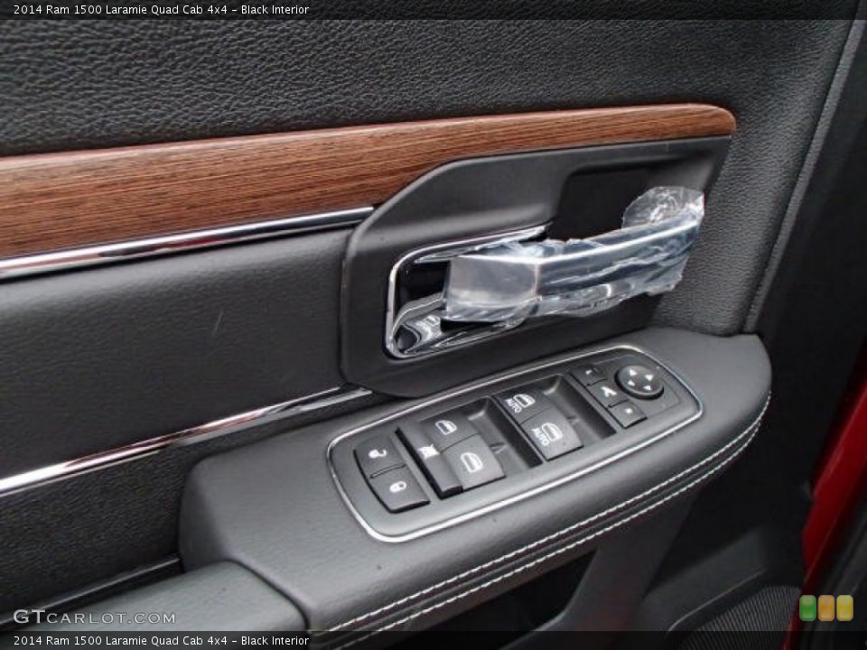 Black Interior Controls for the 2014 Ram 1500 Laramie Quad Cab 4x4 #85705588