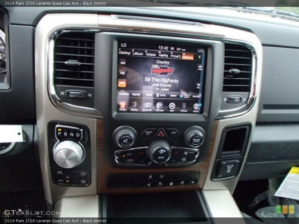 Black Interior Controls for the 2014 Ram 1500 Laramie Quad Cab 4x4 #85705633