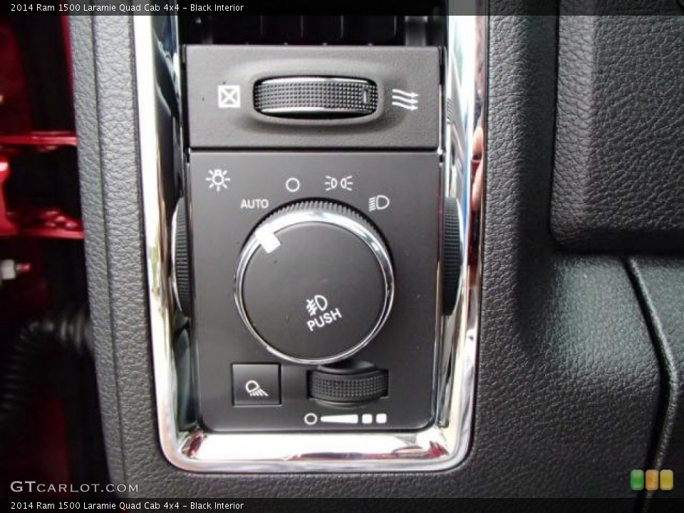 Black Interior Controls for the 2014 Ram 1500 Laramie Quad Cab 4x4 #85705720