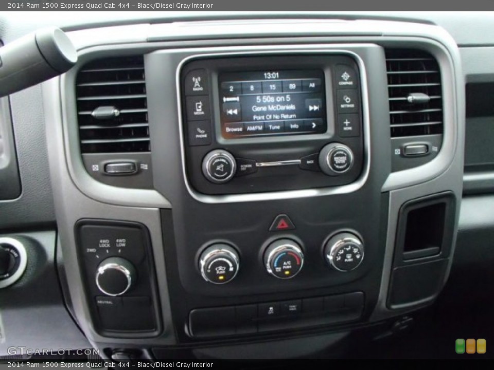 Black/Diesel Gray Interior Controls for the 2014 Ram 1500 Express Quad Cab 4x4 #85706107
