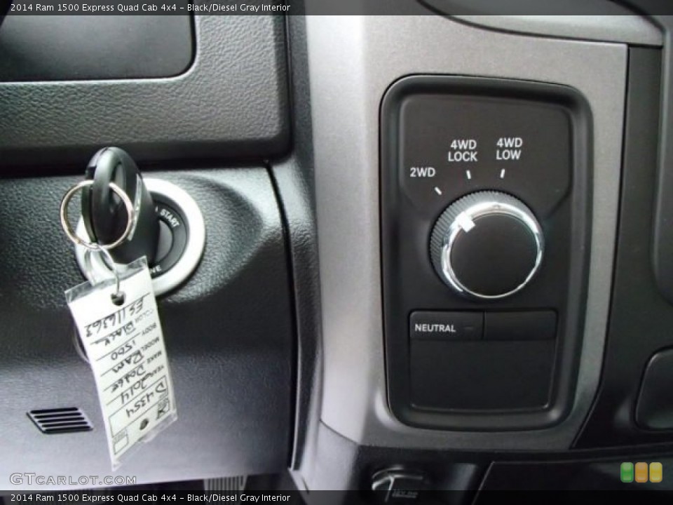 Black/Diesel Gray Interior Transmission for the 2014 Ram 1500 Express Quad Cab 4x4 #85706131