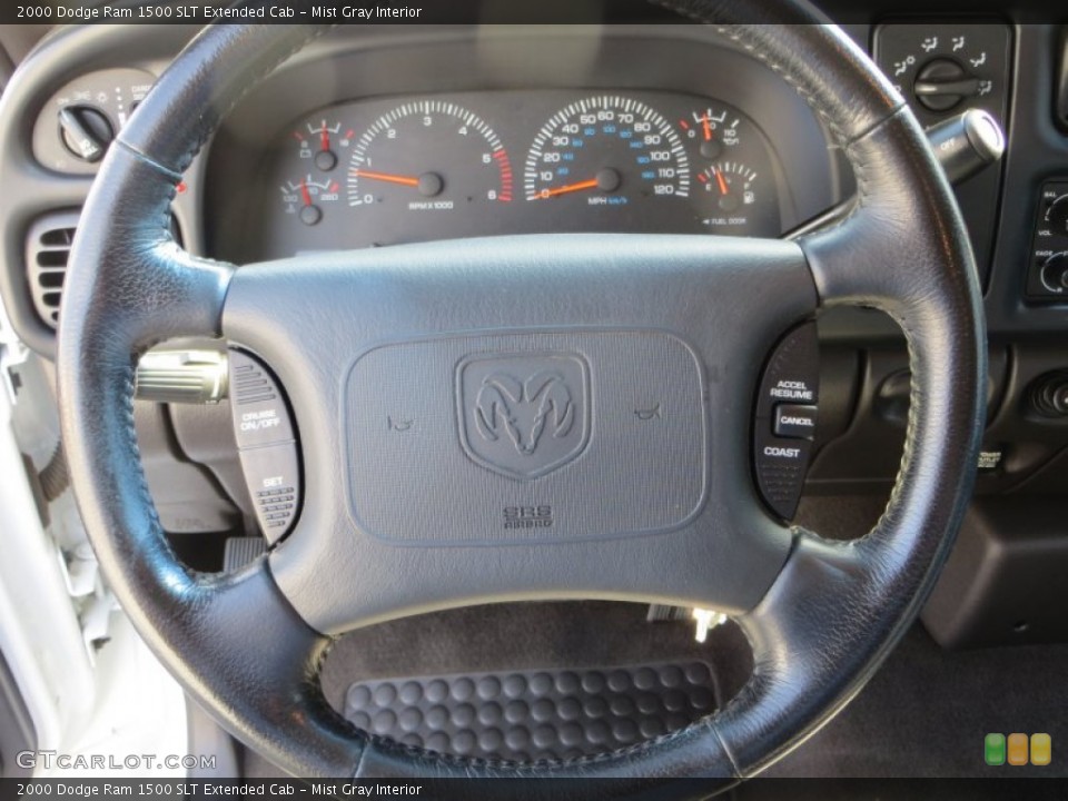 Mist Gray Interior Steering Wheel for the 2000 Dodge Ram 1500 SLT Extended Cab #85706713