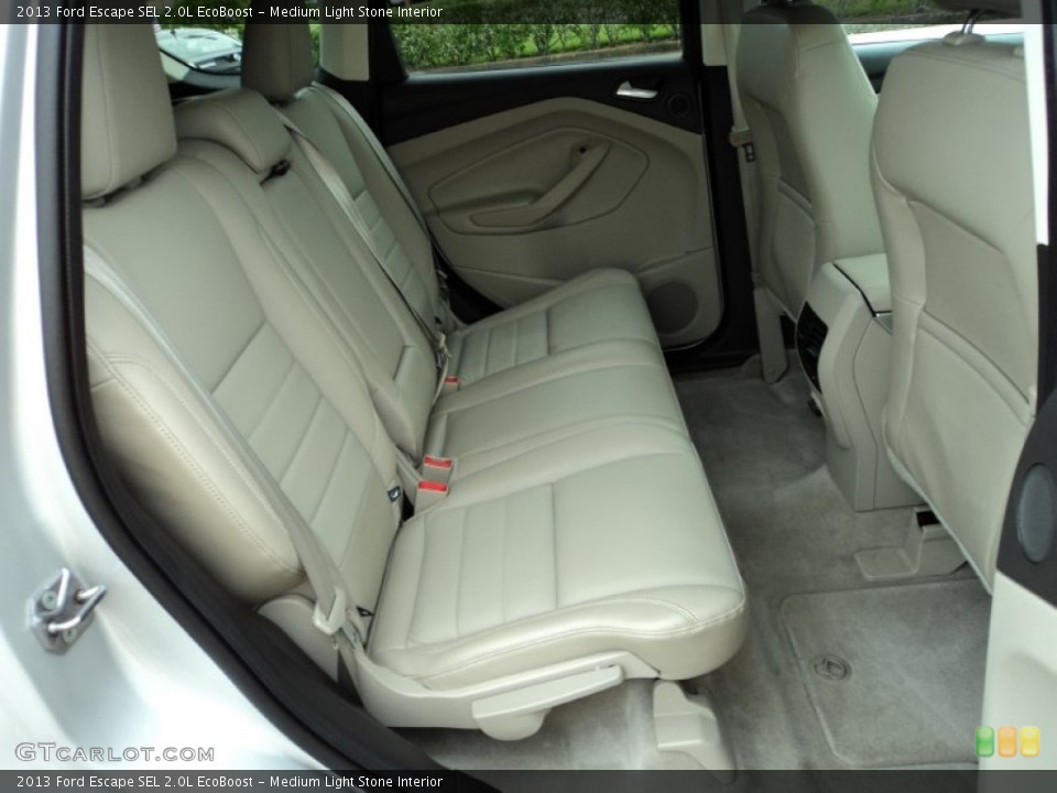 Medium Light Stone Interior Rear Seat for the 2013 Ford Escape SEL 2.0L EcoBoost #85707349