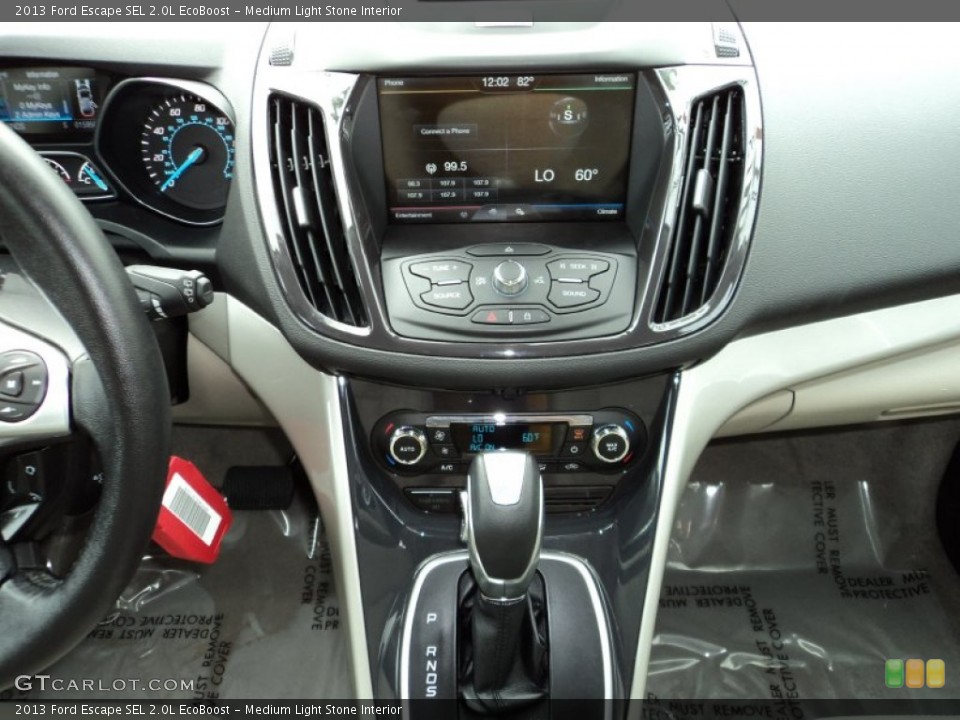 Medium Light Stone Interior Controls for the 2013 Ford Escape SEL 2.0L EcoBoost #85707420
