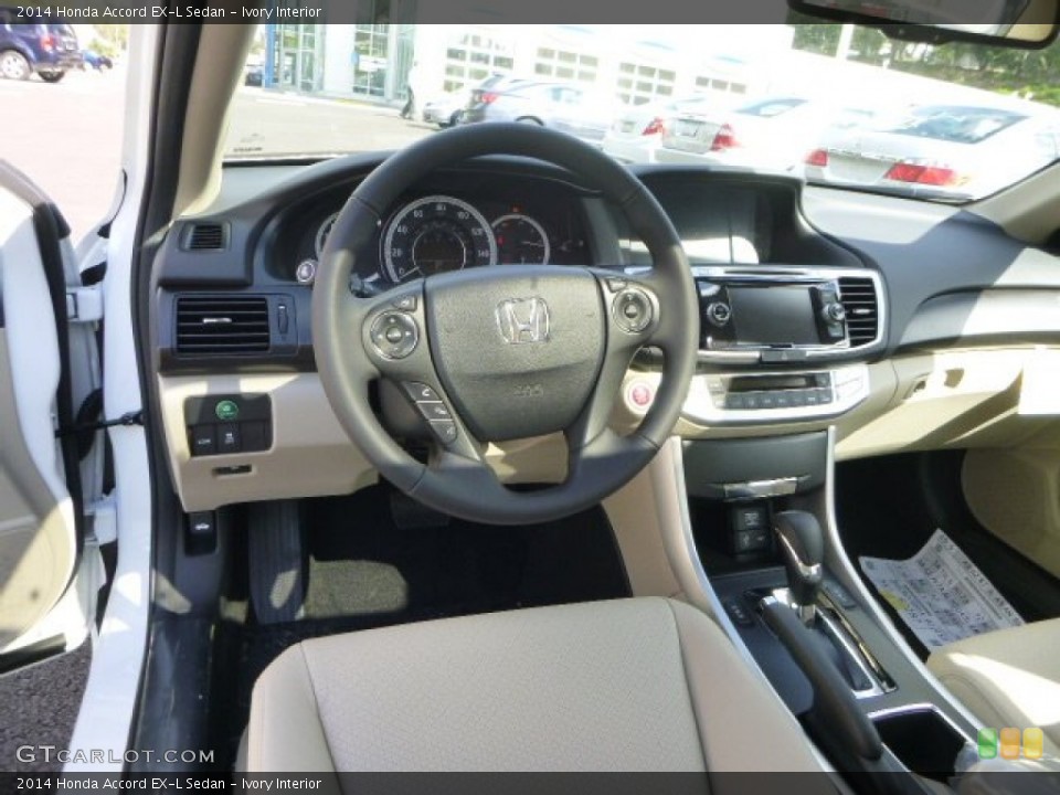 Ivory Interior Photo for the 2014 Honda Accord EX-L Sedan #85708654