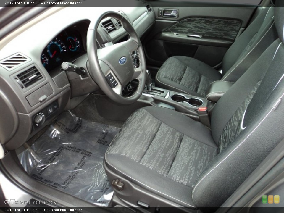 Charcoal Black Interior Prime Interior for the 2012 Ford Fusion SE #85708945