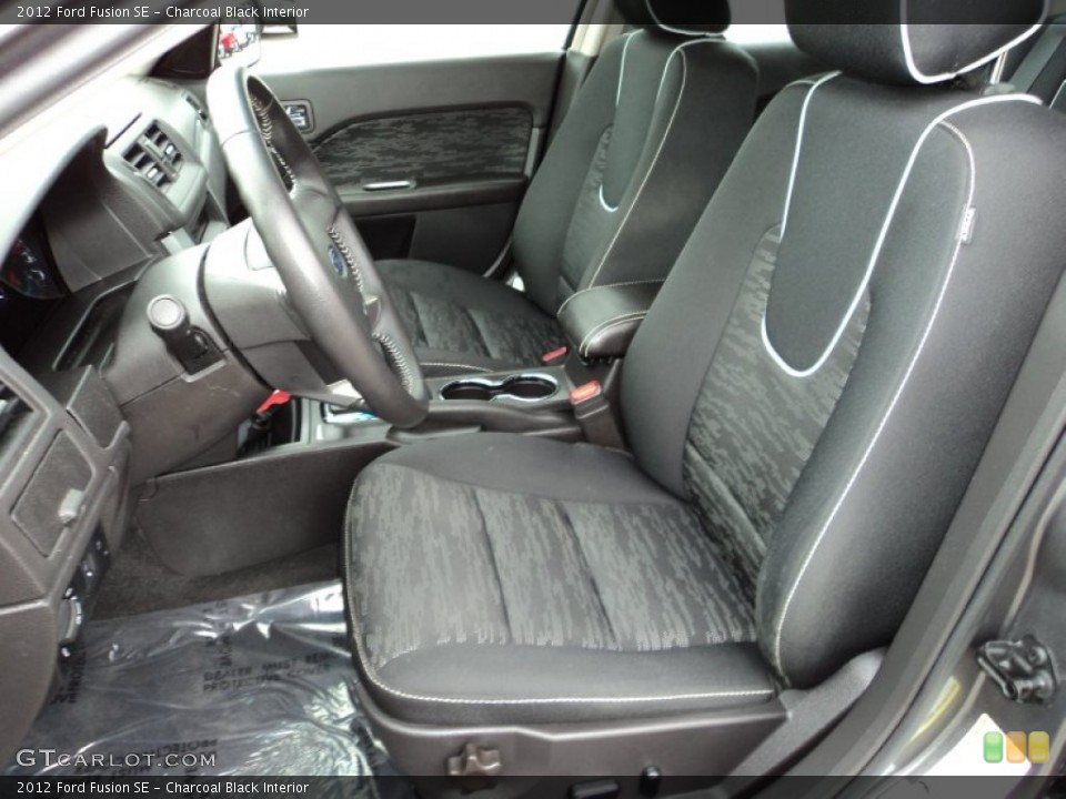 Charcoal Black Interior Front Seat for the 2012 Ford Fusion SE #85708970
