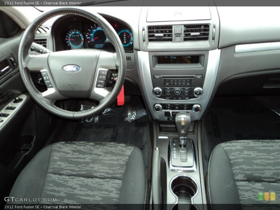 Charcoal Black Interior Dashboard for the 2012 Ford Fusion SE #85709106