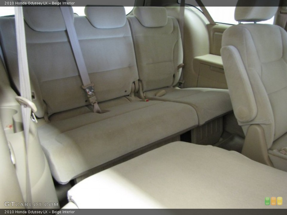 Beige Interior Rear Seat for the 2010 Honda Odyssey LX #85710103