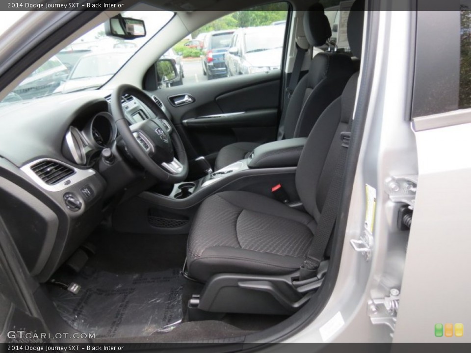 Black Interior Front Seat for the 2014 Dodge Journey SXT #85710139