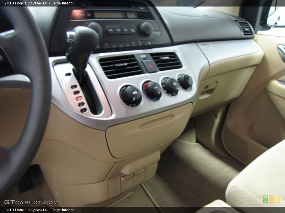 Beige Interior Controls for the 2010 Honda Odyssey LX #85710325