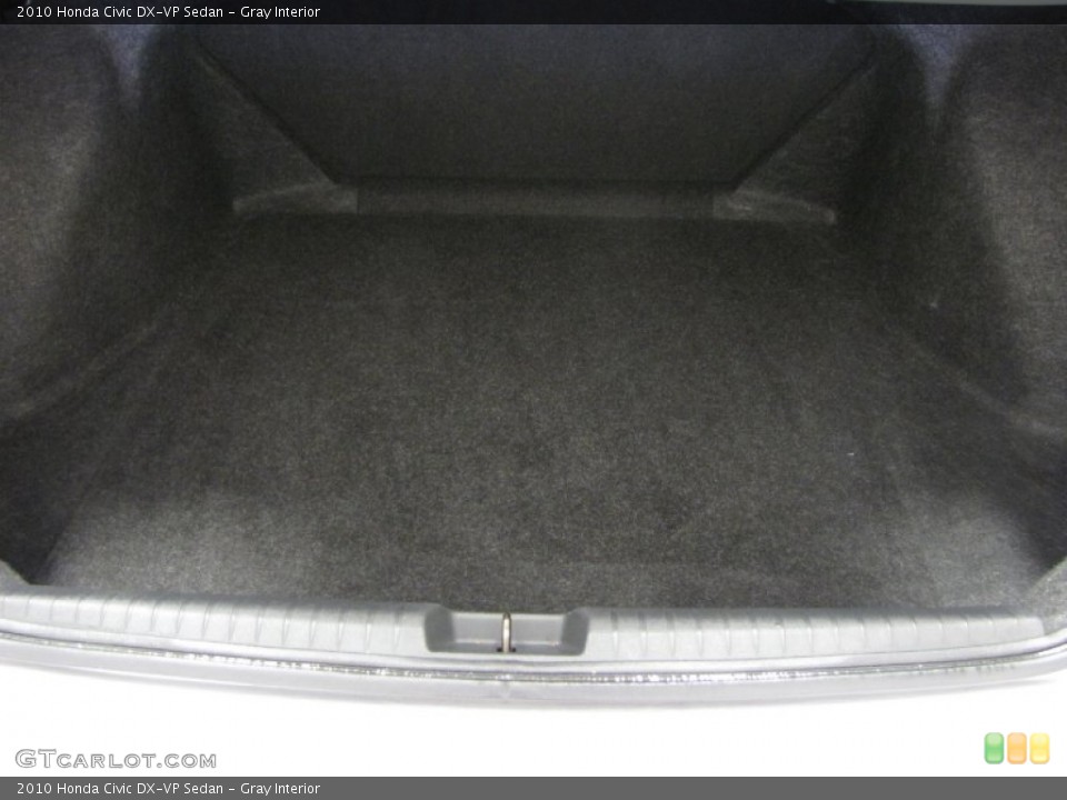 Gray Interior Trunk for the 2010 Honda Civic DX-VP Sedan #85710514