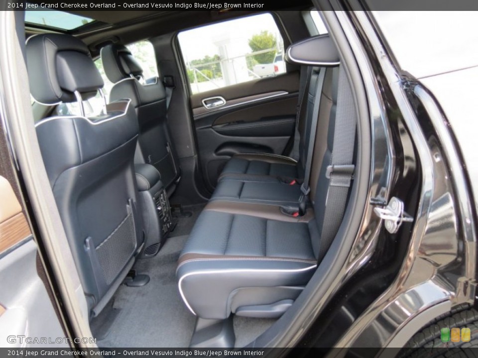 Overland Vesuvio Indigo Blue/Jeep Brown Interior Rear Seat for the 2014 Jeep Grand Cherokee Overland #85711285