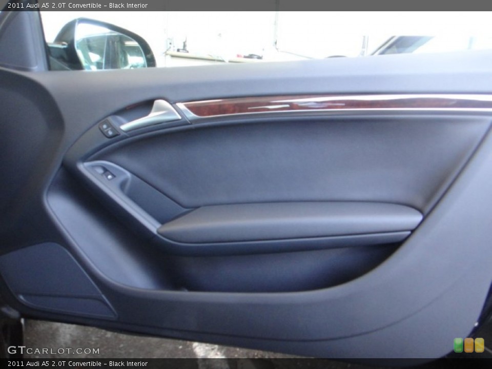 Black Interior Door Panel for the 2011 Audi A5 2.0T Convertible #85711849