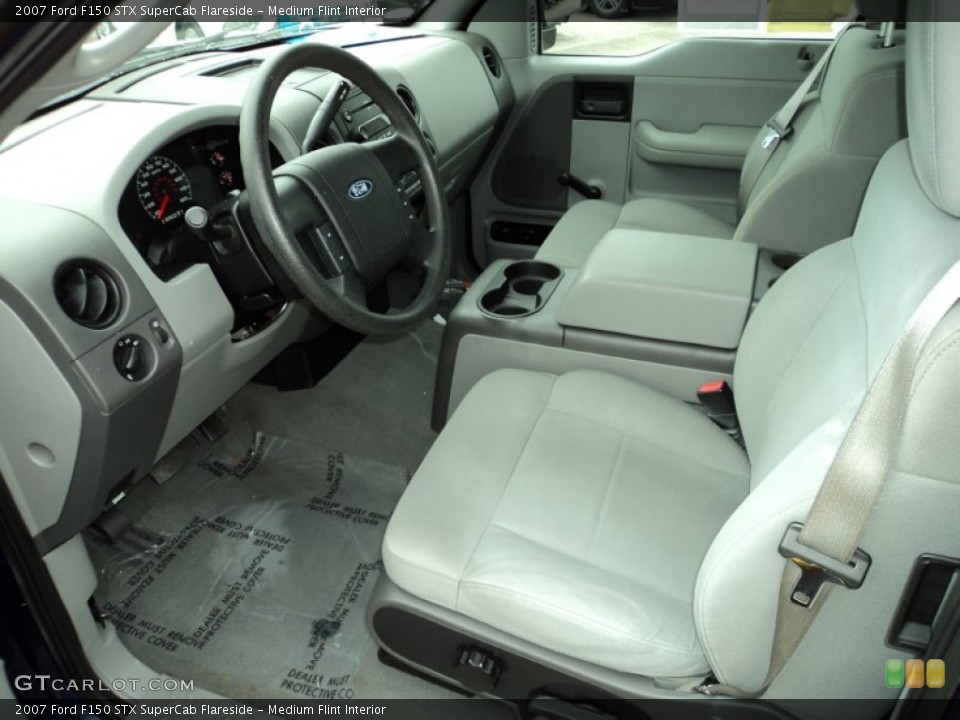 Medium Flint Interior Prime Interior for the 2007 Ford F150 STX SuperCab Flareside #85713247