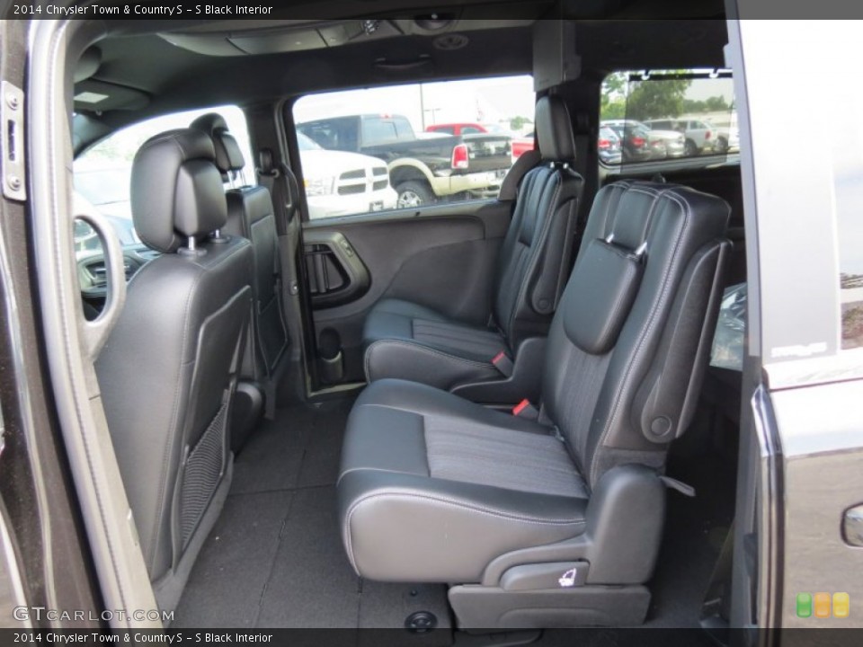 S Black Interior Rear Seat for the 2014 Chrysler Town & Country S #85715359