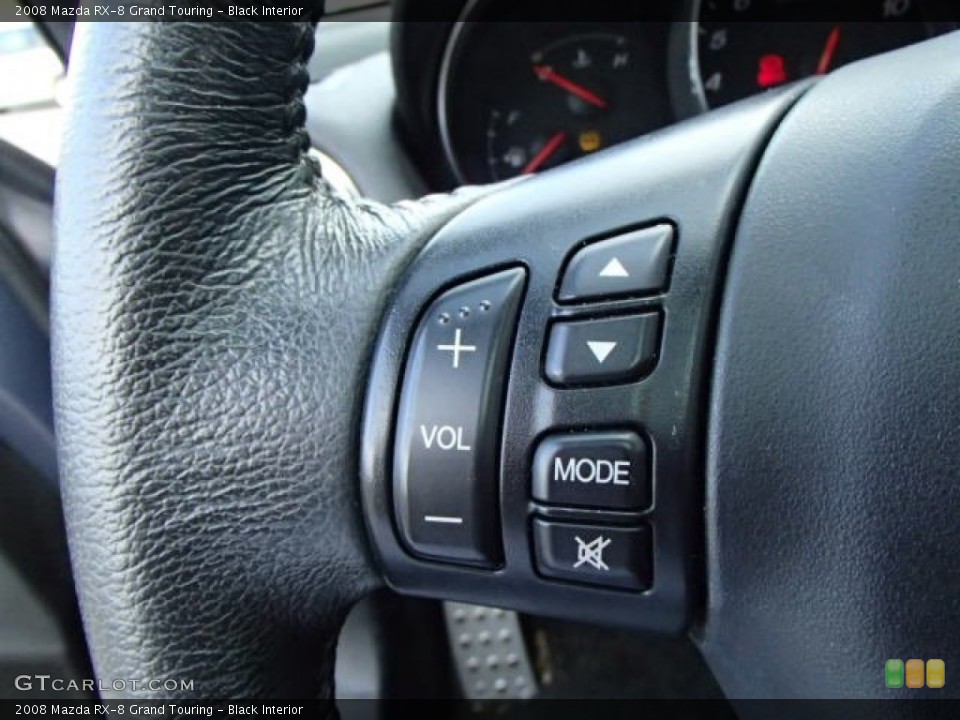 Black Interior Controls for the 2008 Mazda RX-8 Grand Touring #85715797