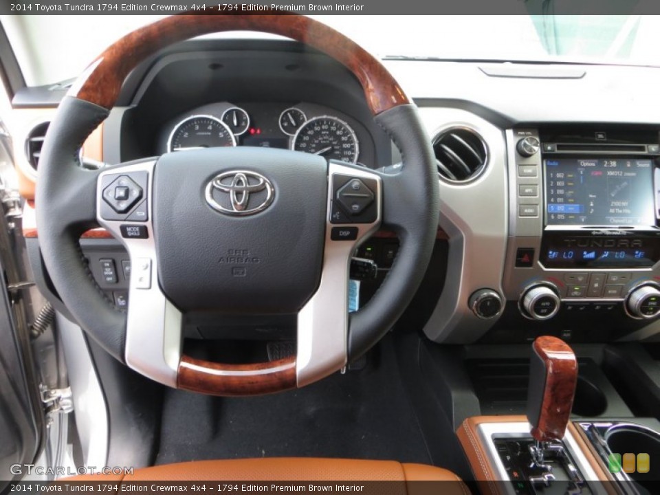 1794 Edition Premium Brown Interior Dashboard for the 2014 Toyota Tundra 1794 Edition Crewmax 4x4 #85717471