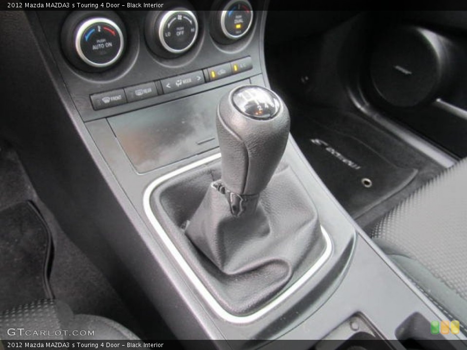 Black Interior Transmission for the 2012 Mazda MAZDA3 s Touring 4 Door #85718758