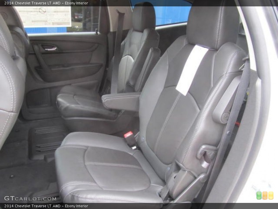 Ebony Interior Rear Seat for the 2014 Chevrolet Traverse LT AWD #85719577