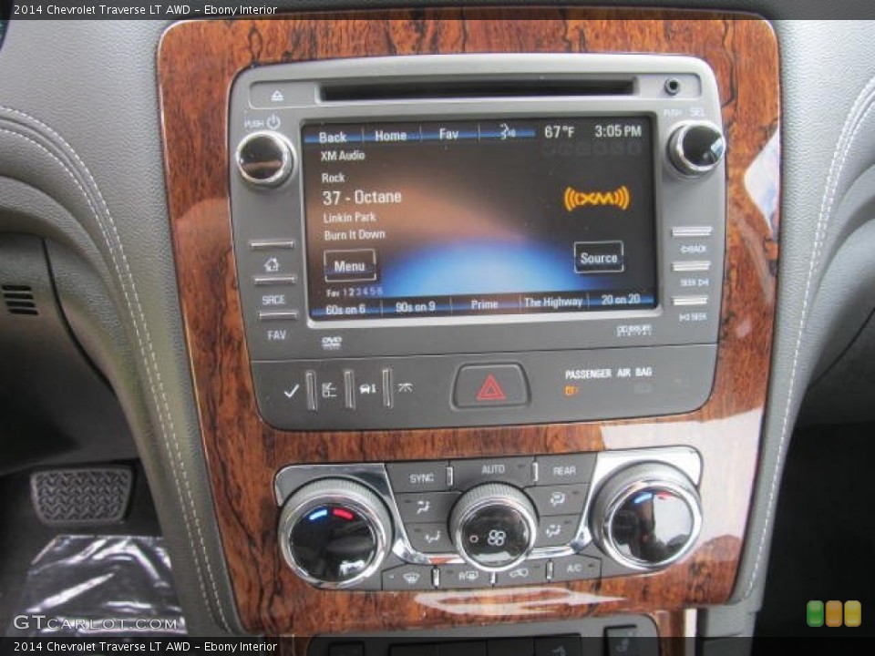 Ebony Interior Controls for the 2014 Chevrolet Traverse LT AWD #85719663