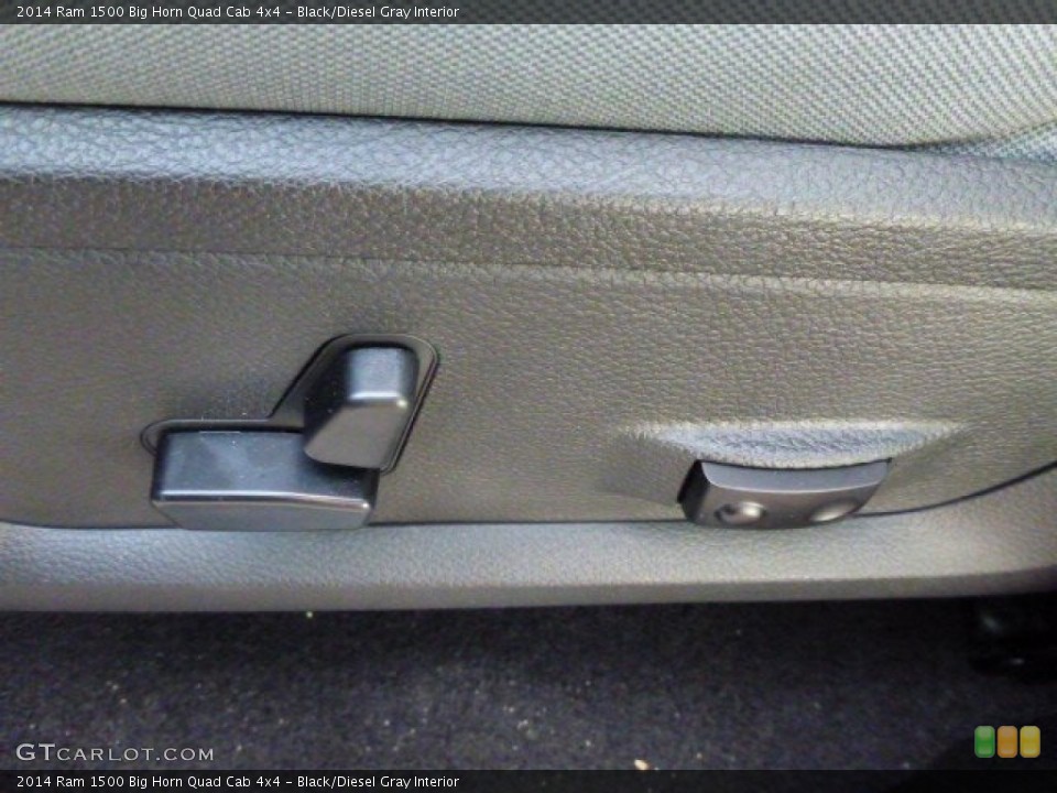 Black/Diesel Gray Interior Controls for the 2014 Ram 1500 Big Horn Quad Cab 4x4 #85720432