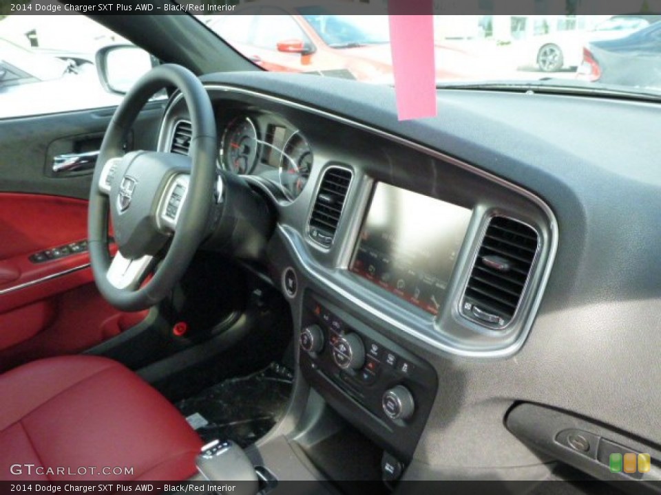 Black/Red Interior Dashboard for the 2014 Dodge Charger SXT Plus AWD #85720624